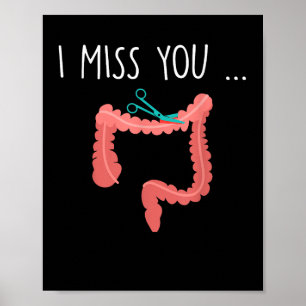 Min kolon-funna Ostomy Ostomate Surgery Hum Poster