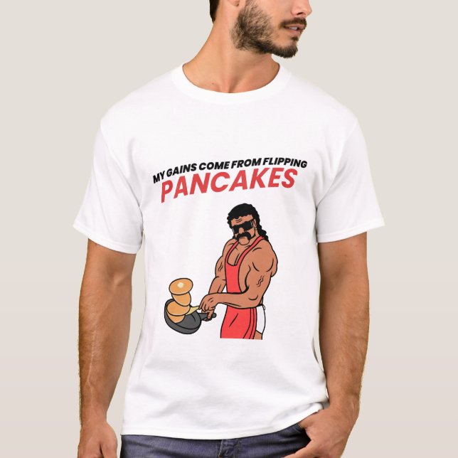Min Kom från Vänd Pancakes T-Shirt (Framsida)