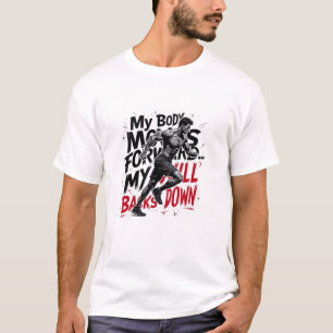 Min kommer aldrig att säkerhetskopieras - Idrottsm T Shirt