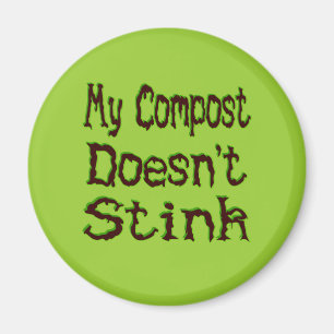 Min kompost stänker inte Funny Gardener Magnet