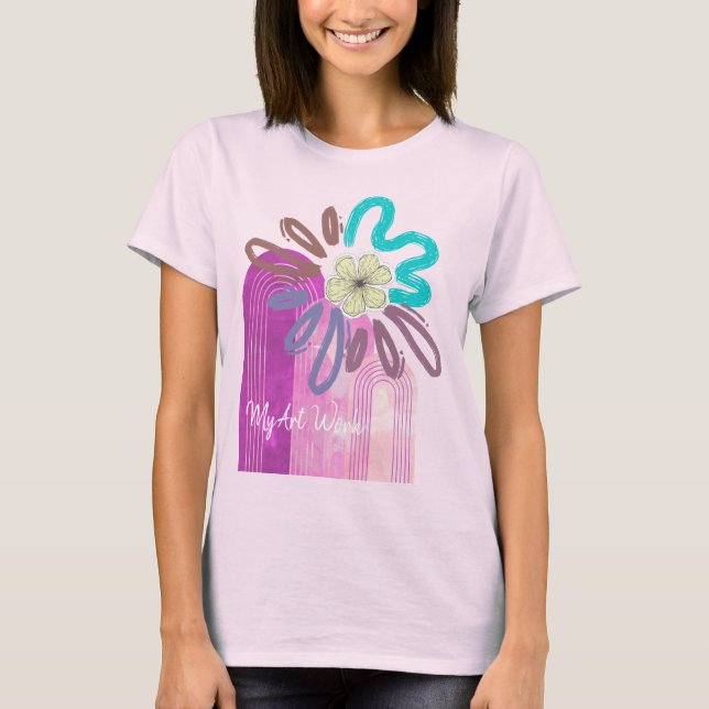 Min konstnärliga t-shirt ADVcreators Artikel22 (Framsida)