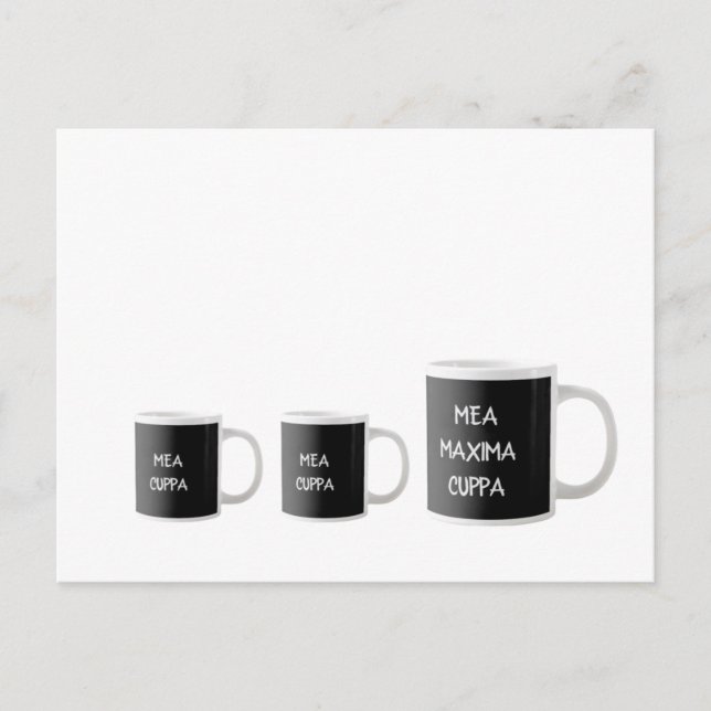 Min Kopp Rolig Traditionell Katolsk Latin Kort (Framsida)