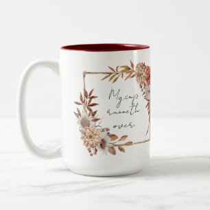 Min kopp runnette över blommigt Christian kaffe mu