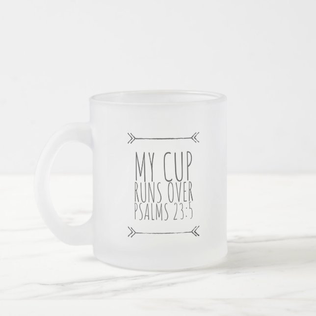 Min Kopp Springa över Bibeln Verse Mugg (Vänster)