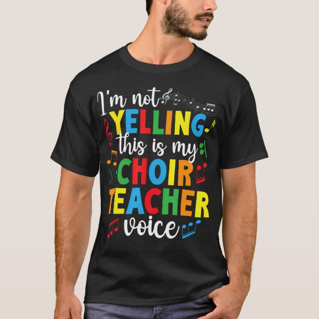 Min Körlärar Röst Körundervisning Kör T Shirt (Framsida)