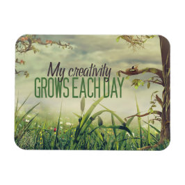 "Min kreativitet ökar" Flexi för att öka motivatio Magnet