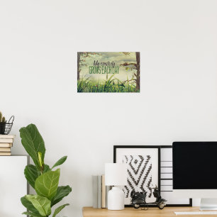 "Min kreativitet ökar" Motiveringsbekräftelse Poster