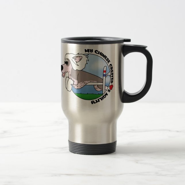 Min krönade kines älskar Agilitytravel mug Resemugg (Höger)