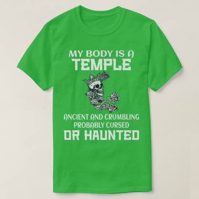 Min kropp är en lockande Crybling. T Shirt (Design framsida)