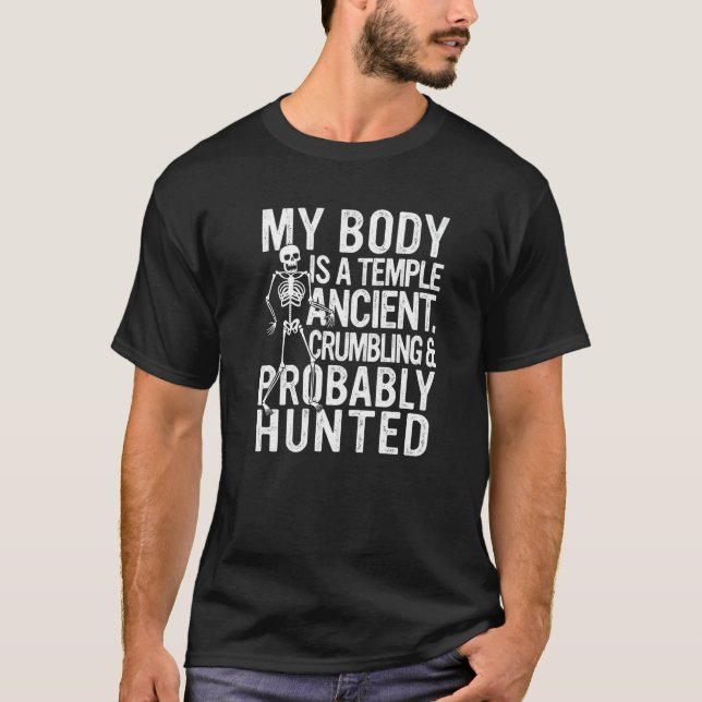 Min kropp är ett stort förbittrande. t shirt (Framsida)