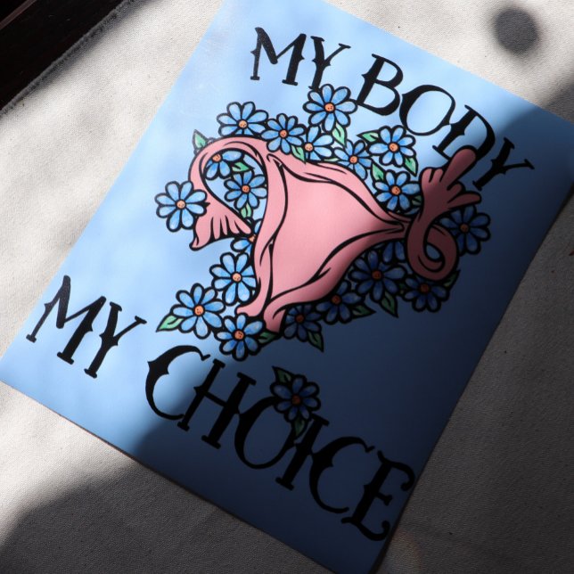 Min kropp mitt val av feminist poster (Skapare uppladdad)