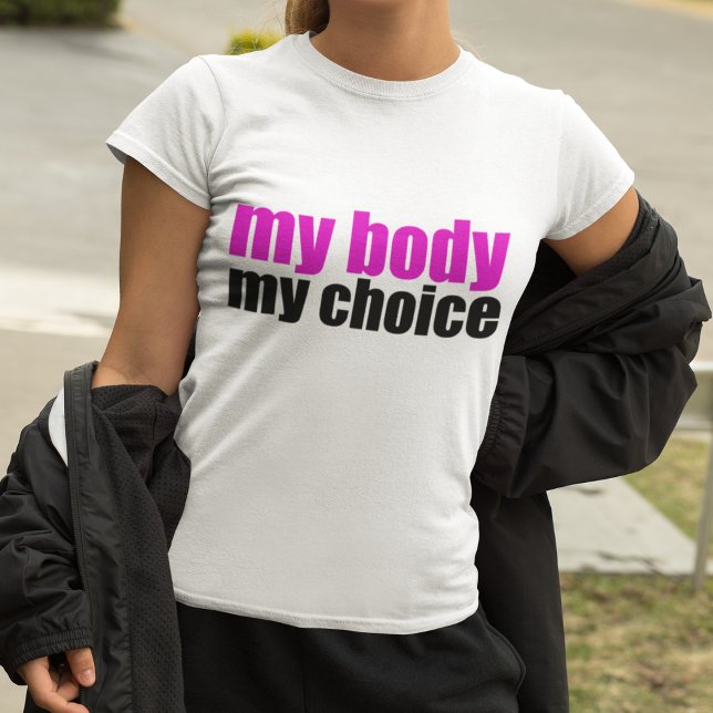 Min kropp Mitt val Feminist Pro Choice Women's T Shirt (Skapare uppladdad)