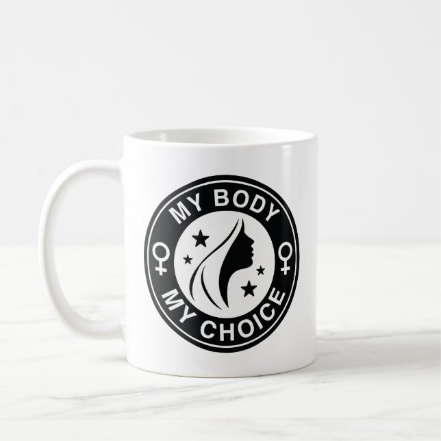 Min kropp mitt val kaffemugg (Vänster)