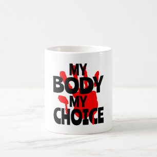 Min kropp mitt val kaffemugg