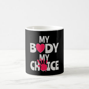 Min kropp mitt val kaffemugg