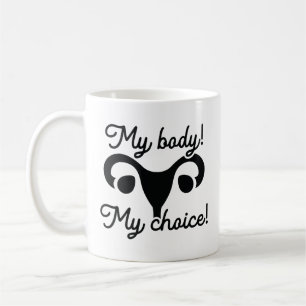 Min kropp mitt val kaffemugg
