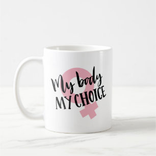 Min kropp mitt val kaffemugg