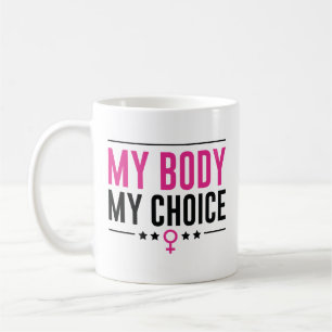 Min kropp mitt val kaffemugg