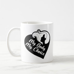 Min kropp mitt val kaffemugg