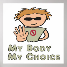 Min kropp mitt val poster