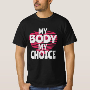 Min kropp mitt val t shirt