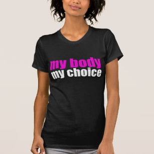 Min kropp mitt val t-shirt