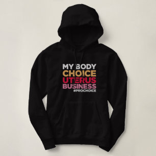 Min kropp väljer Uterus Business Provals Feminist T Shirt