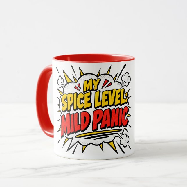 Min kryddnivå: Mild panik Mugg (Framsida vänster)
