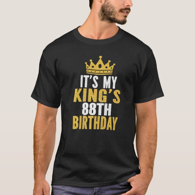 Min Kung 88:e födelsedagsidea i 88 år T Shirt (Framsida)