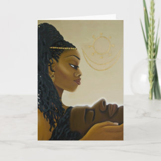 Min kung tom hälsningskort av Cezanne Kort