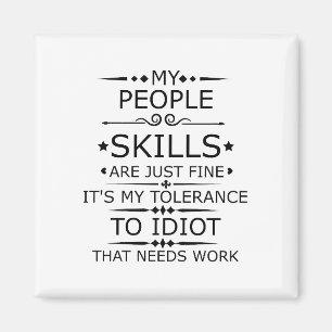 MIN KUNSKAPER ÄR BARA BRA MAGNET