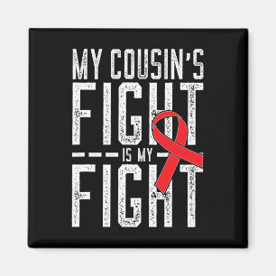 Min kusin kämpar mot min kamp mot blodcancer magnet