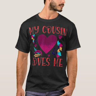 Min kusin Kärlek Me Gift Cousin gåva till kusin T Shirt