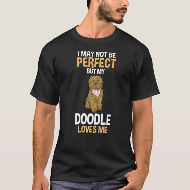 Min Labradoodle Kärlek Me T Shirt (Framsida)