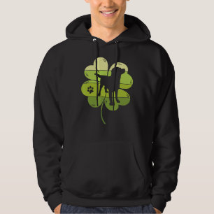 Min labrador är min Lucky Charm Pun St patricks da Hoodie