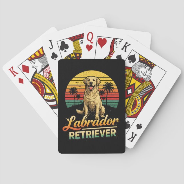 Min Labrador Retriever Casinokort (Baksidan)