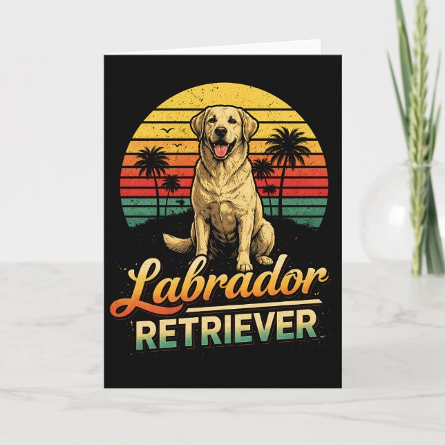Min Labrador Retriever Kort (Framsida)