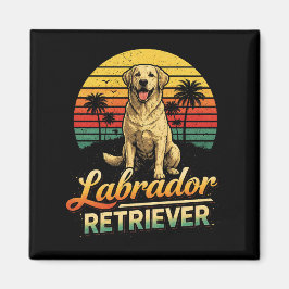 Min Labrador Retriever Magnet