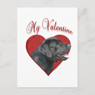 Min Labrador Retriever Valentine Helg Vykort
