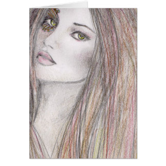 Min Lady3 Hälsningskort