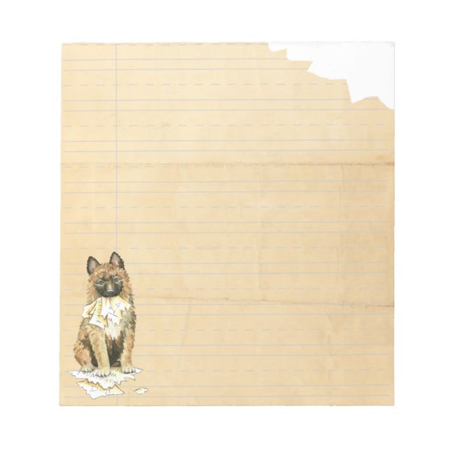 Min Laekenois Ate Min hemläxa Anteckningsblock (Framsida)