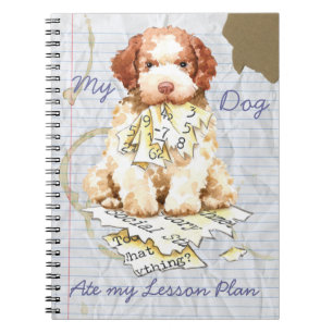 Min Lagotto Ate Min Lesson Plan-anteckningsbok Anteckningsbok