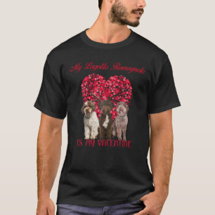 Min Lagotto Romagnolo är min Valentine Hund älskar T Shirt