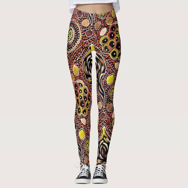 Min Land av Belinda Golder designer Leggings (Framsida)