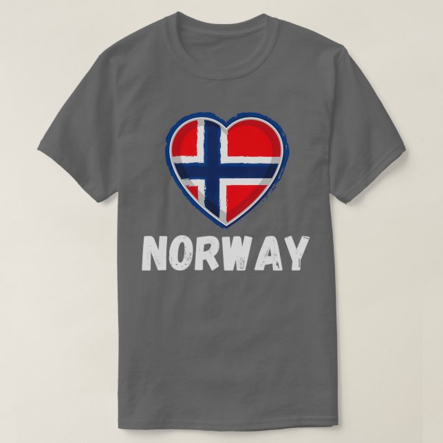 Min Land My Kärlek Norge T Shirt (Design framsida)