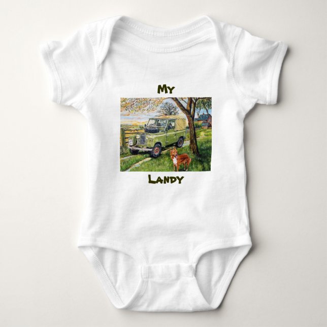 Min Landy baby växer (rankan) Tee (Framsida)