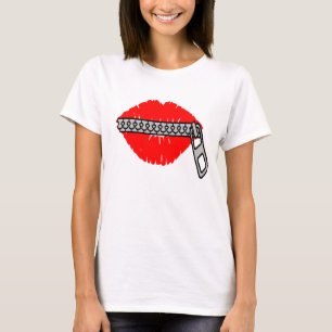 Min läppar förseglas t-shirt