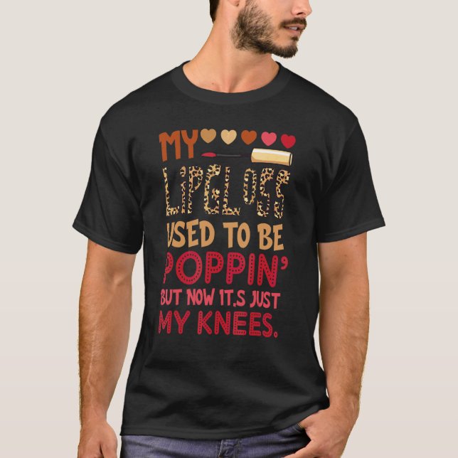Min läppglans brukade vara poppin, men nu är det b t shirt (Framsida)