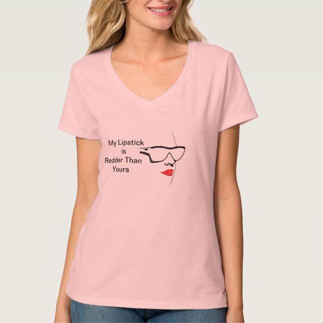 Min läppstift är mer röd än Din Tee (Framsida)