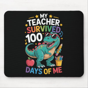Min lärare överlevde 100 dagar av mig dinosaurieel musmatta
